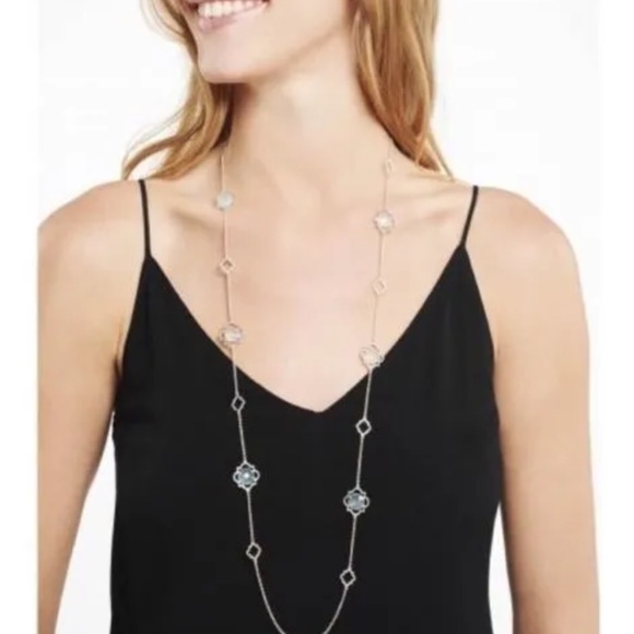 N111 STELLA & DOT AMALA STATIONED NECKLACE new MSRP $79 - Picture 1 of 12